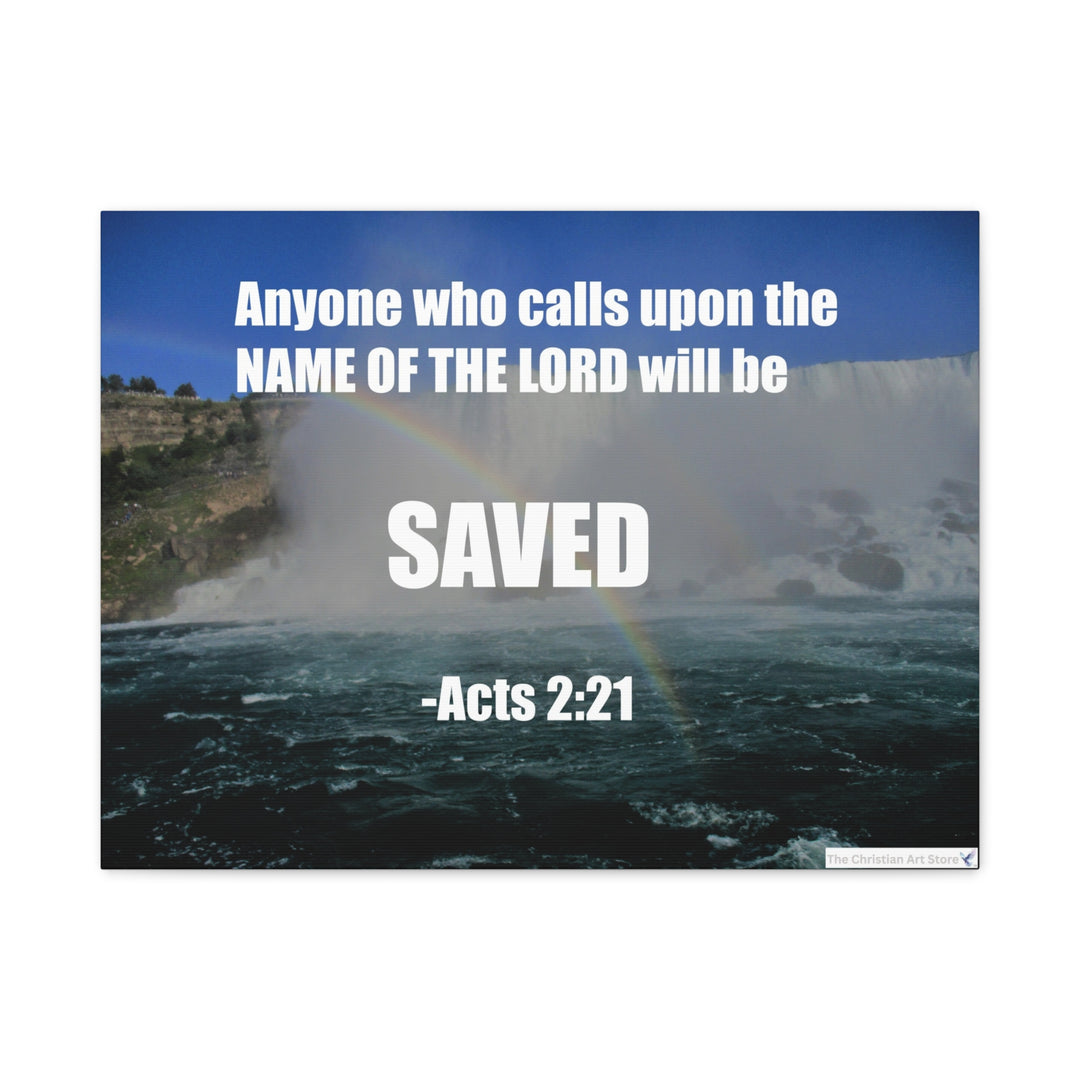 Acts 2:21 Canvas
