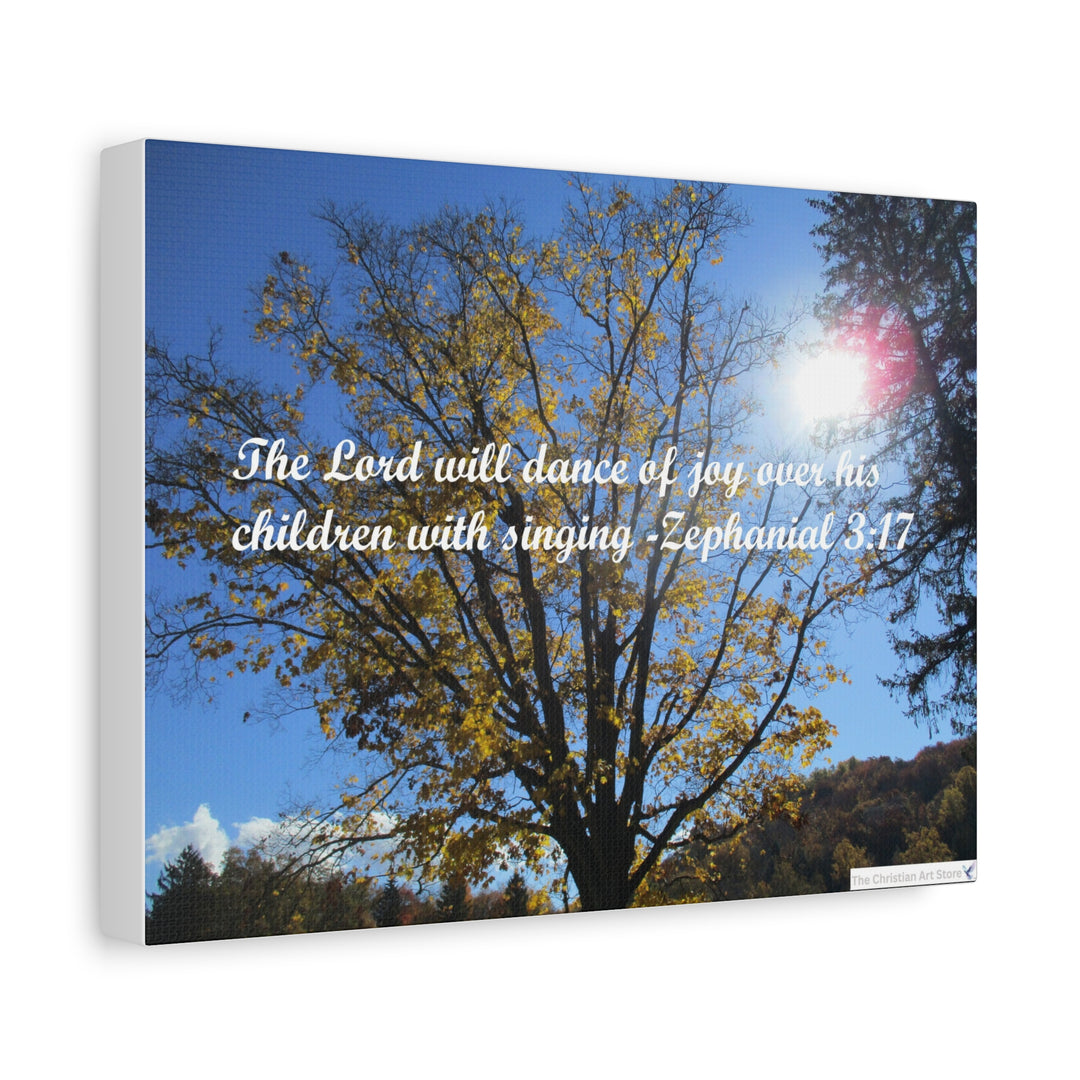 Zephanial 3:17 Canvas
