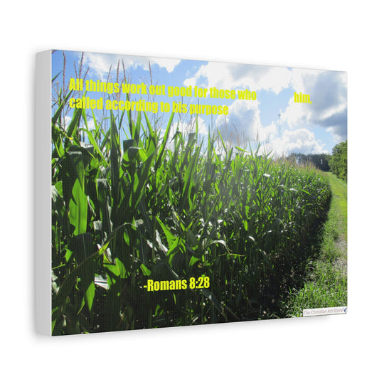 Romans 8:28 Canvas