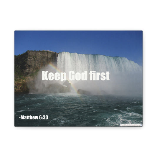 Matthew 6:33 Canvas