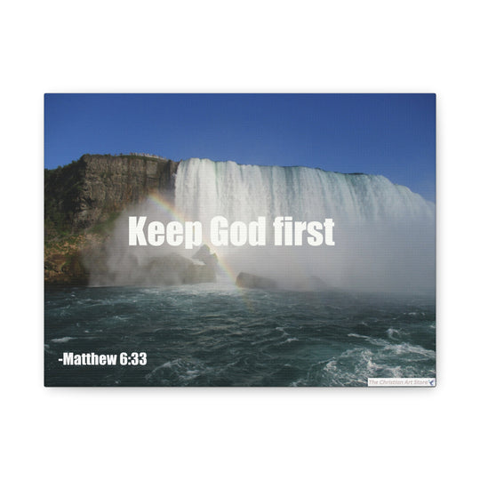 Matthew 6:33 Canvas