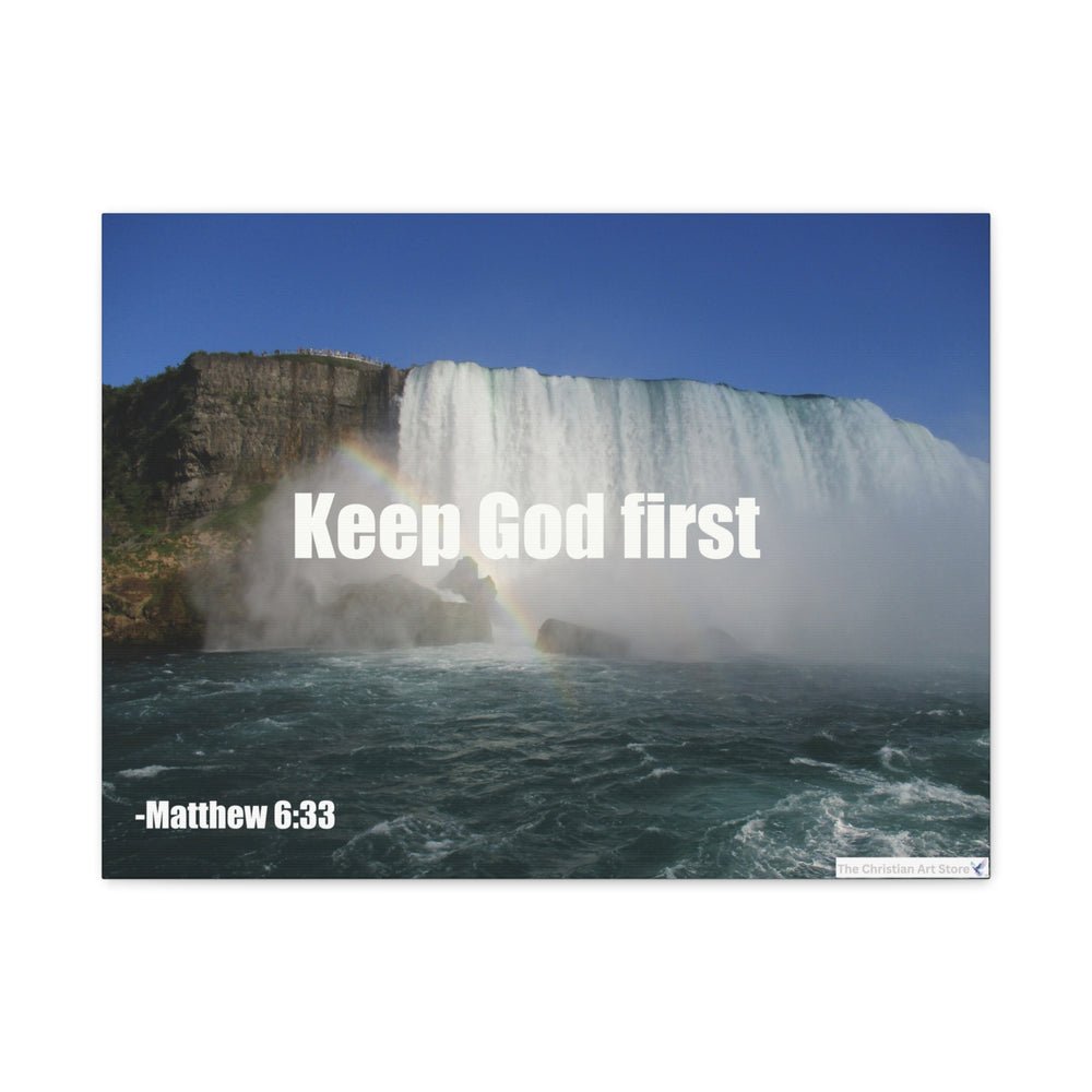 Matthew 6:33 Canvas