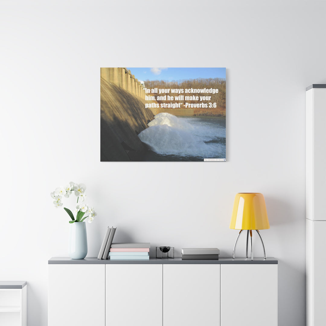 Proverbs 3:6 Canvas