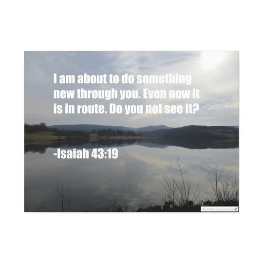 Isaiah 43:19 Canvas