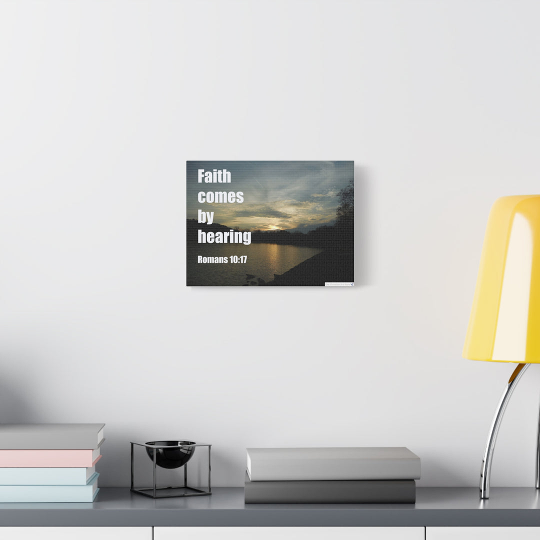 Romans 10:17 Canvas