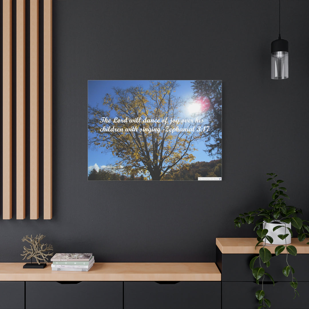 Zephanial 3:17 Canvas
