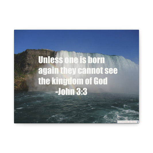 John 3:3 Canvas