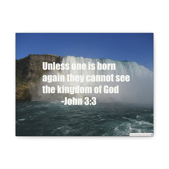 John 3:3 Canvas