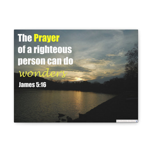 James 5:16 Canvas