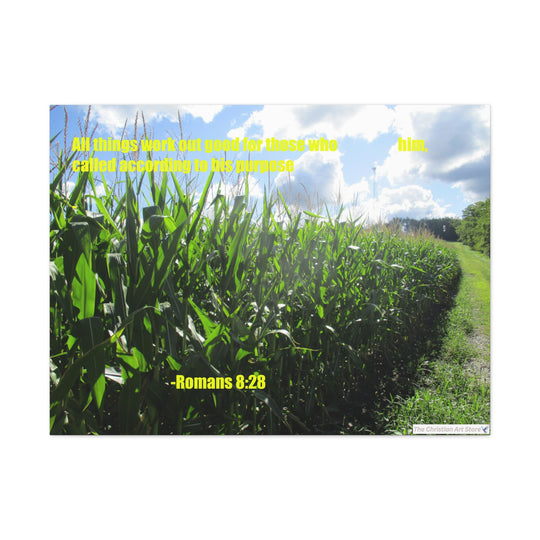 Romans 8:28 Canvas