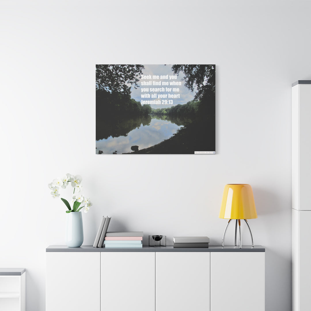 Jeremiah 29:13 Canvas