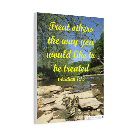 Obadiah 1:15 Canvas