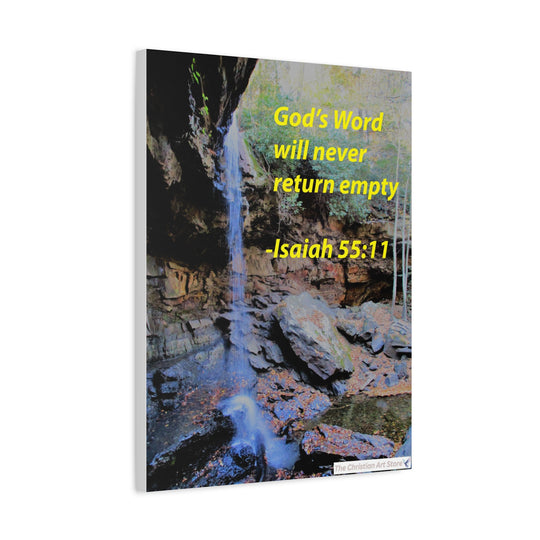 Isaiah 55:11 Canvas