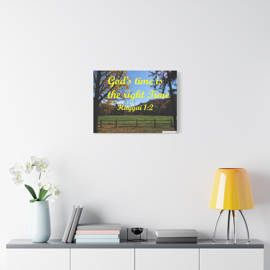 Haggai 1:2 Canvas