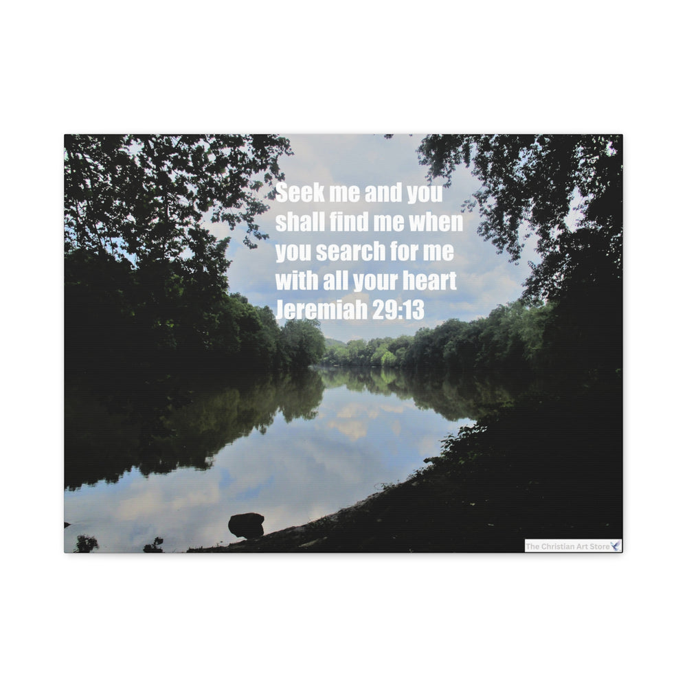 Jeremiah 29:13 Canvas