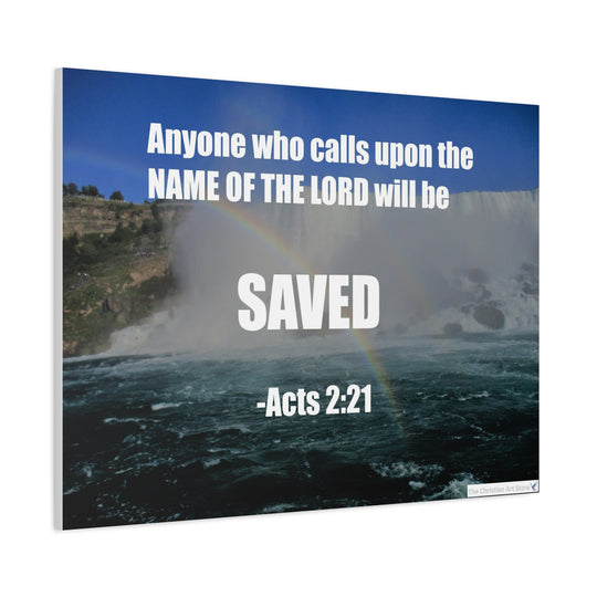 Acts 2:21 Canvas
