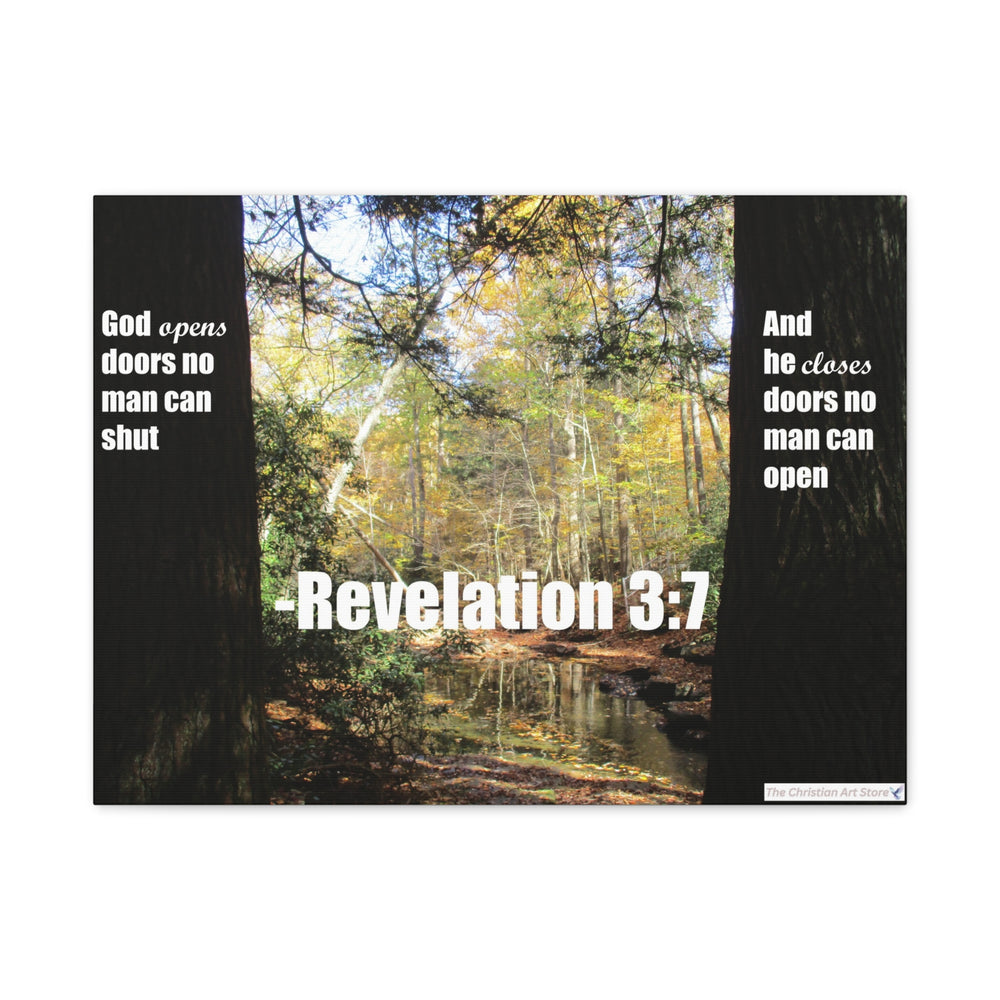 Revelation 3:7 Canvas