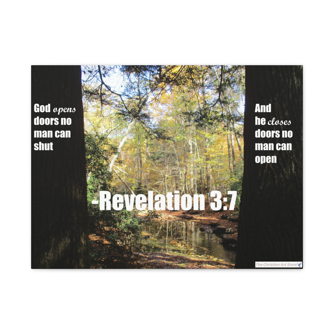 Revelation 3:7 Canvas