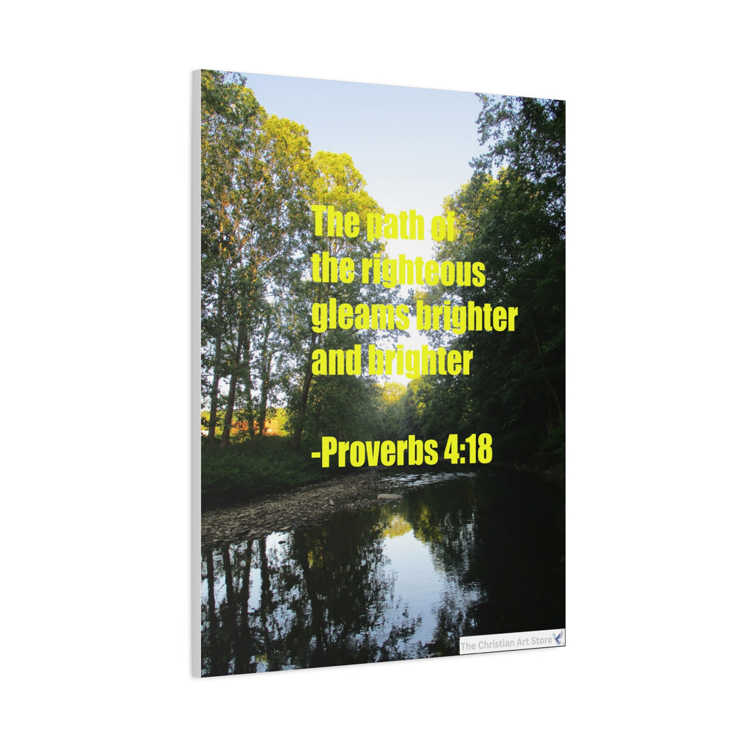 Proverbs 4:18 Canvas