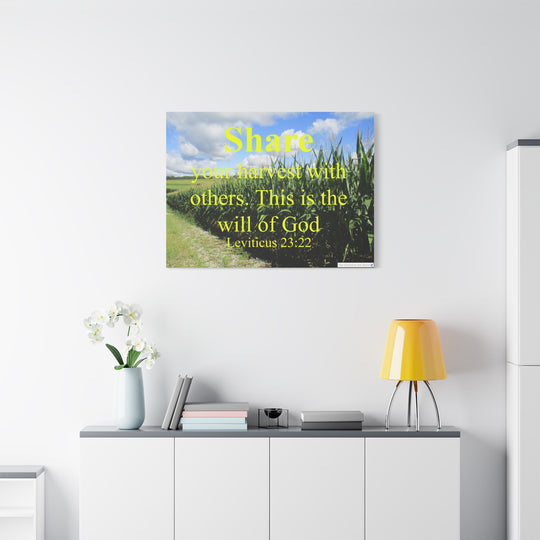 Leviticus 23:22 Canvas