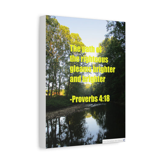Proverbs 4:18 Canvas