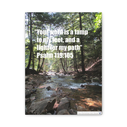 Psalm 119:105 Canvas