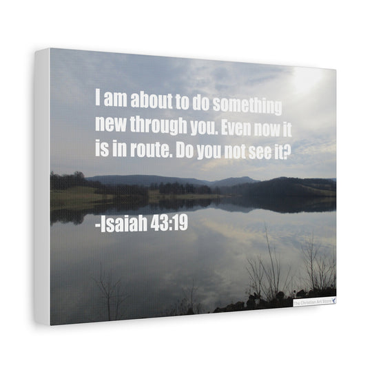 Isaiah 43:19 Canvas
