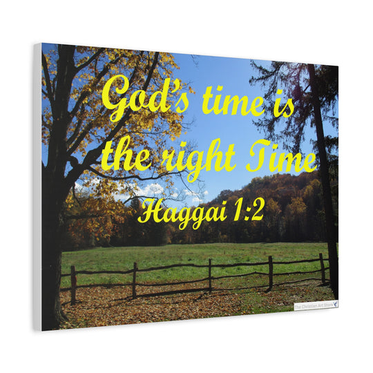 Haggai 1:2 Canvas