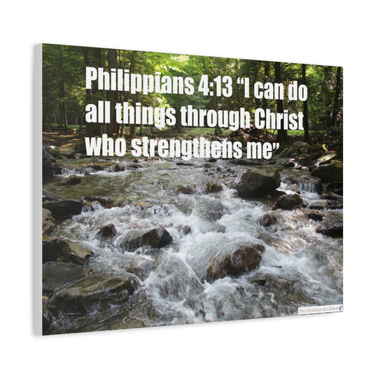 Philippians 4:13 Canvas