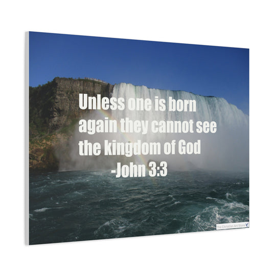 John 3:3 Canvas