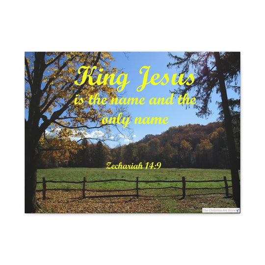 Zechariah 14:9 Canvas