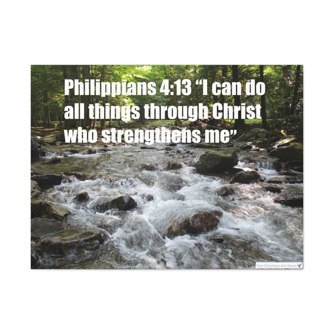 Philippians 4:13 Canvas