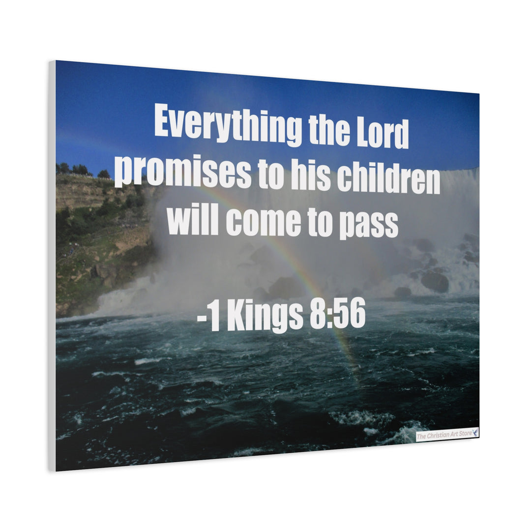 1 Kings 8:56 Canvas