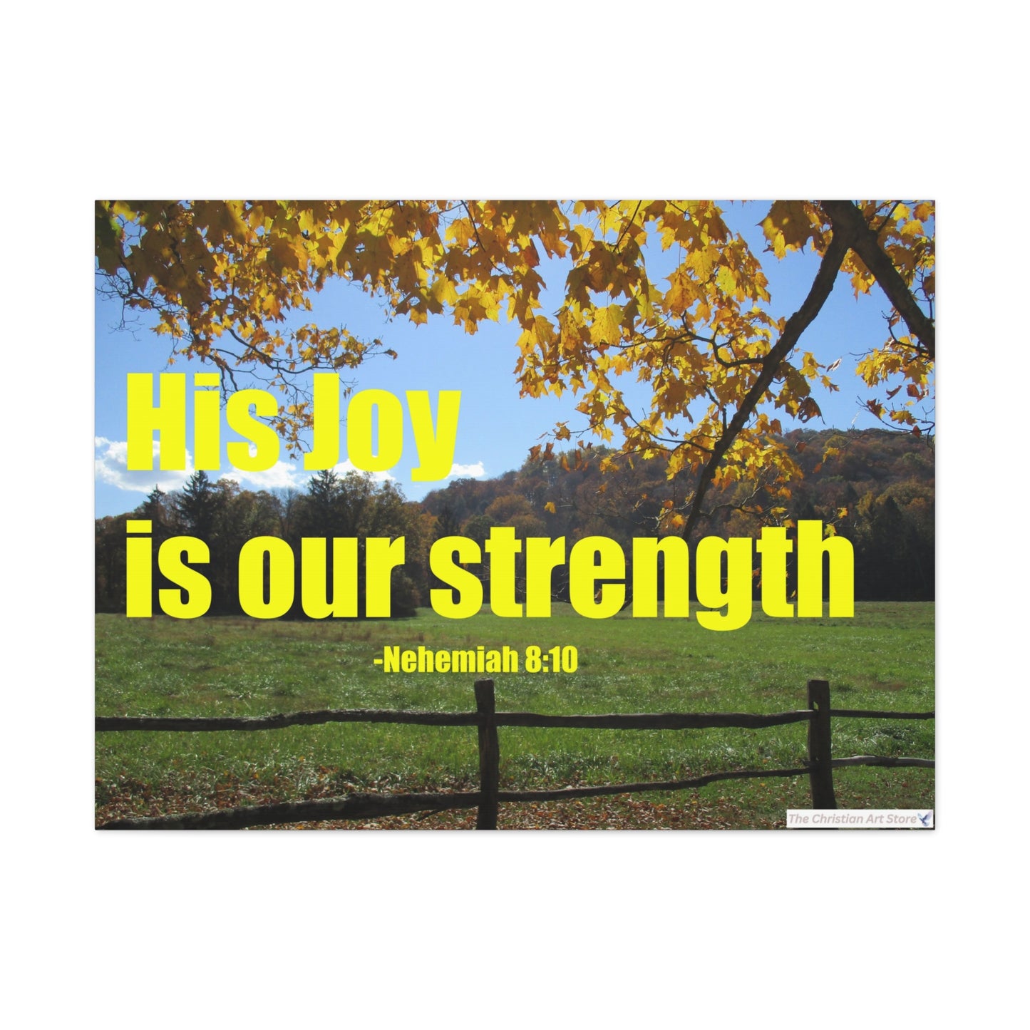 Nehemiah 8:10 Canvas