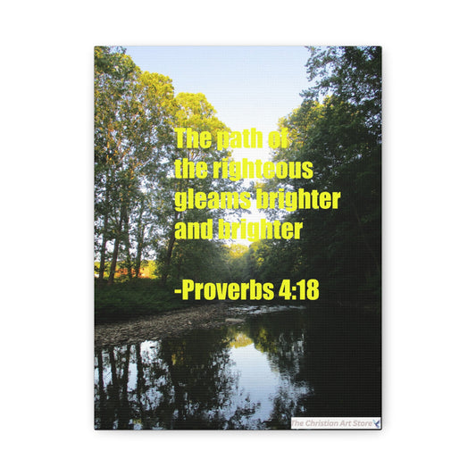 Proverbs 4:18 Canvas