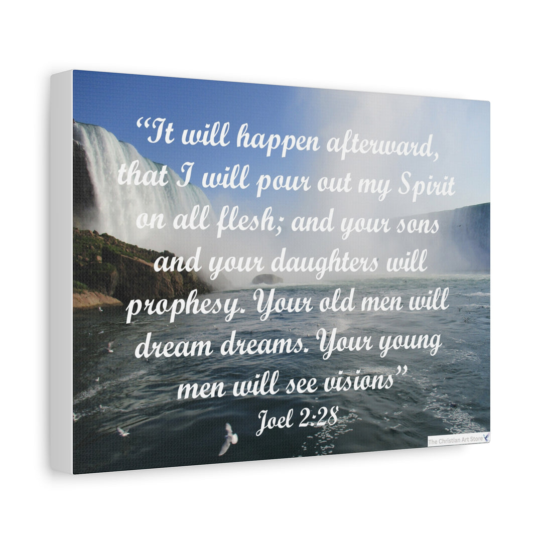 Joel 2:28 Canvas