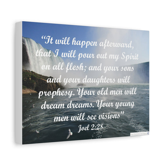 Joel 2:28 Canvas