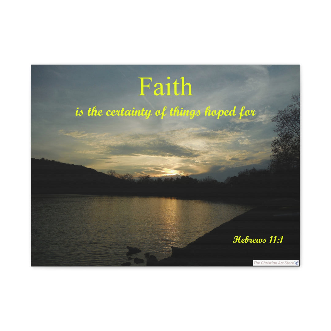 Hebrews 11:1 Canvas