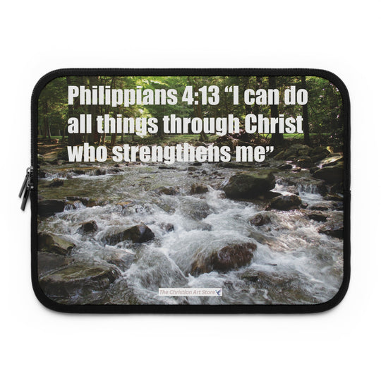 Philippians 4:13 Laptop Sleeve