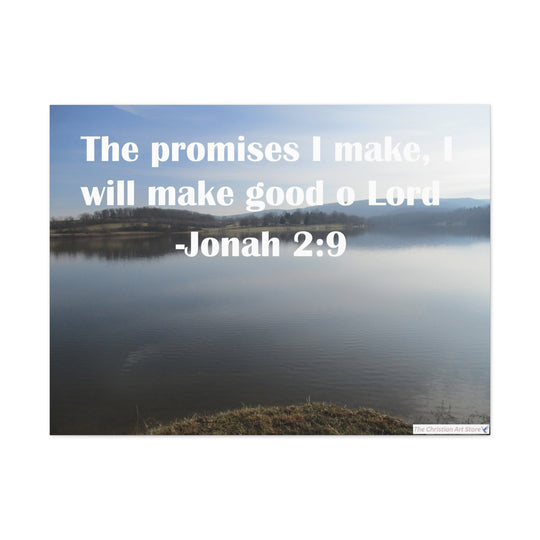 Jonah 2:9 Canvas