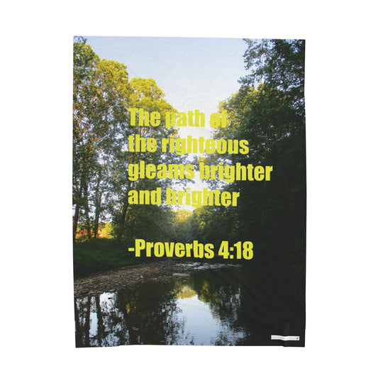 Proverbs 4:18 Blanket