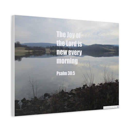 Psalm 30:5 Canvas
