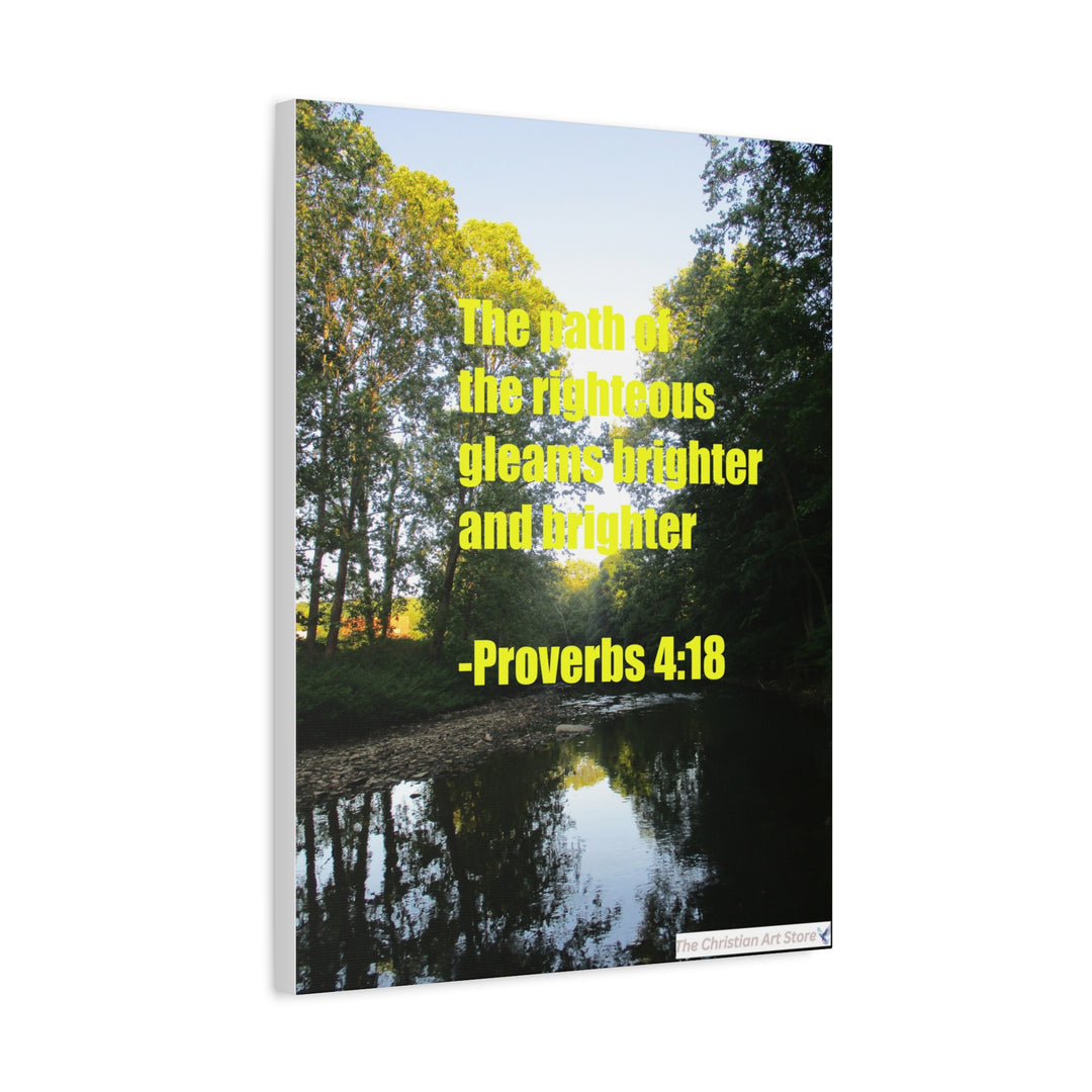 Proverbs 4:18 Canvas