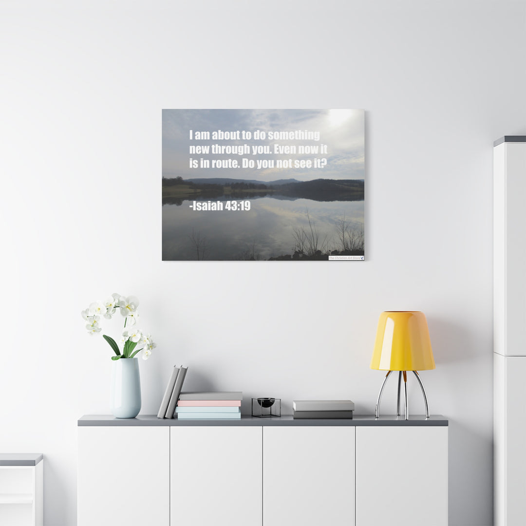 Isaiah 43:19 Canvas