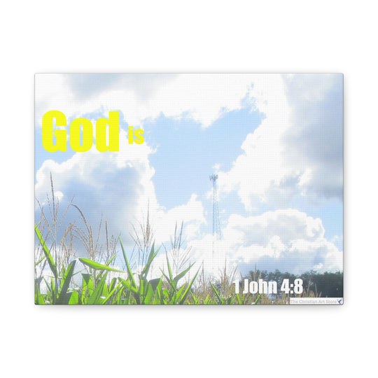 1 John 4:8 Canvas