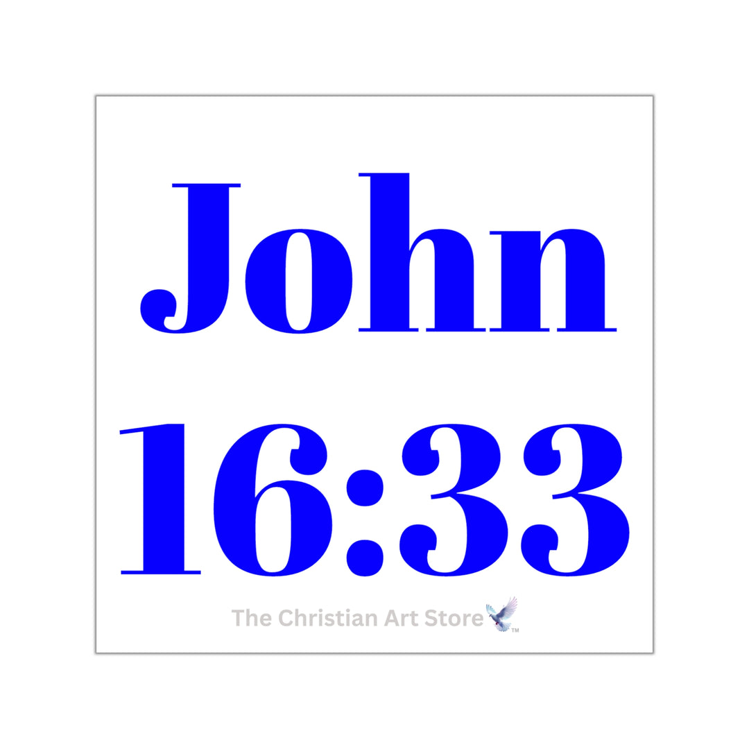 John 16:33 Sticker