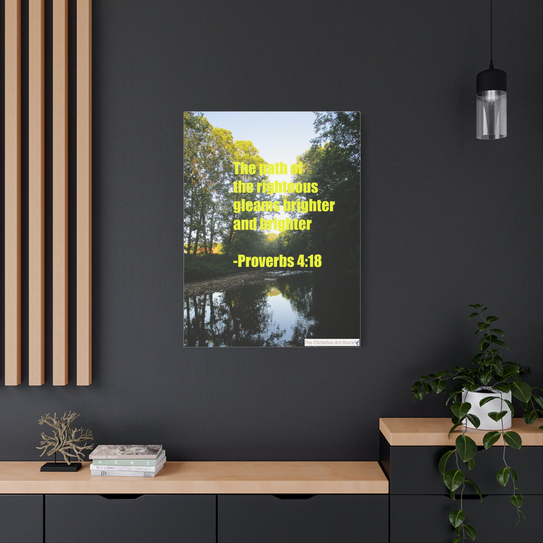 Proverbs 4:18 Canvas