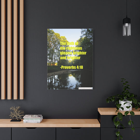 Proverbs 4:18 Canvas