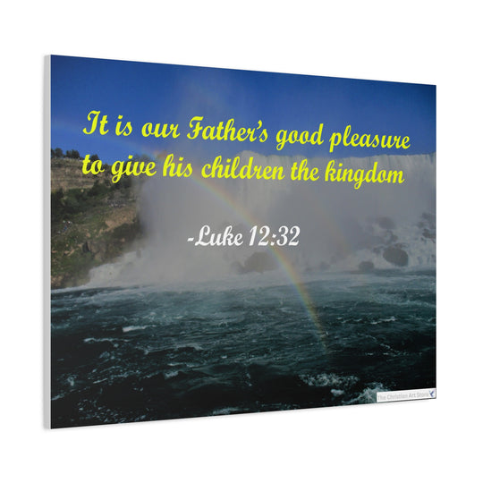 Luke 12:32 Canvas