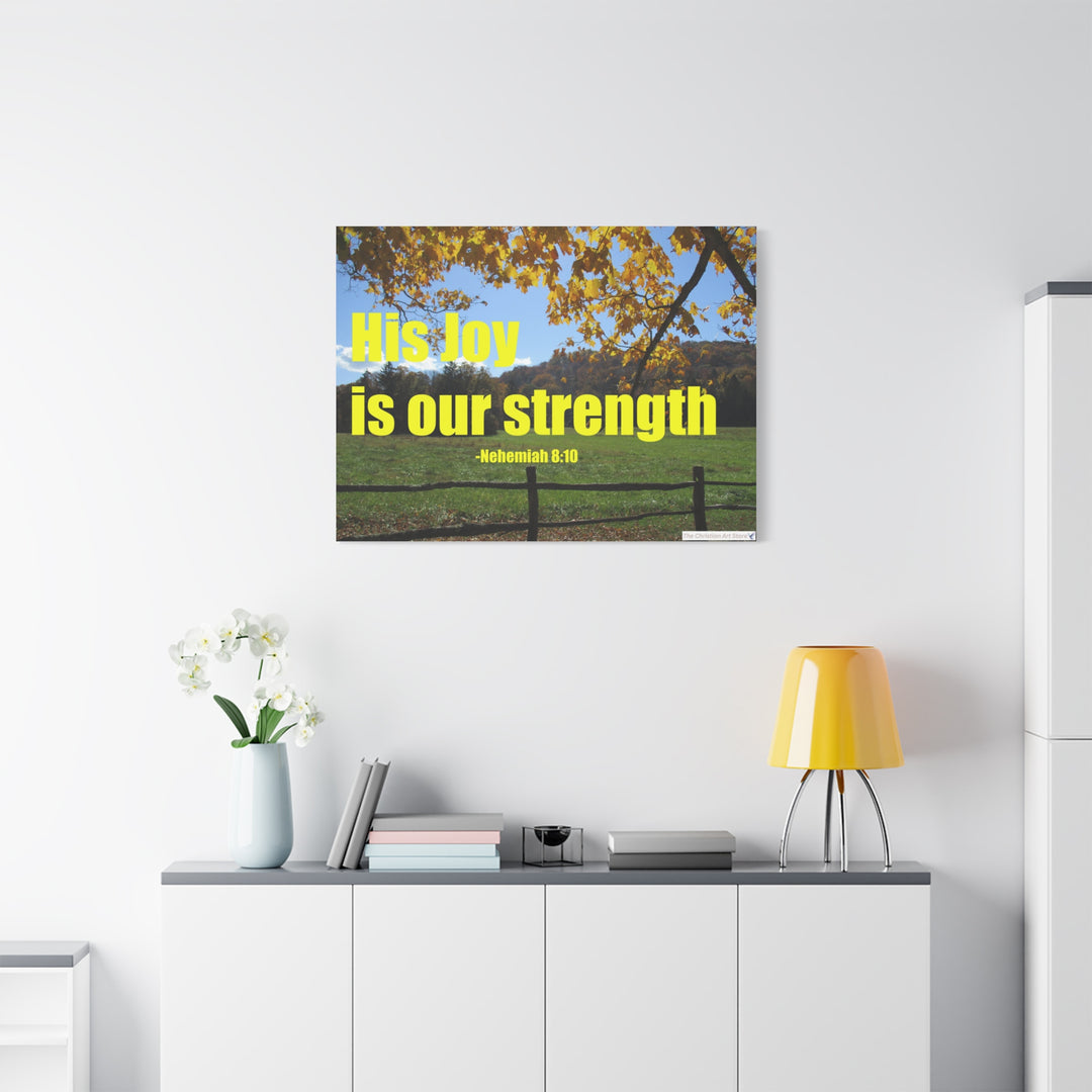 Nehemiah 8:10 Canvas